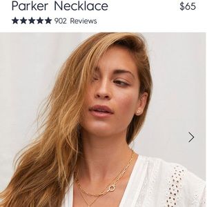 NWT Gorjana Parker Chain Necklace